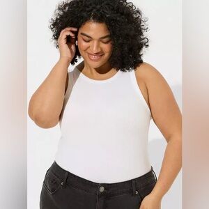 Ribbed High Neck Super Soft Women’s Tank Top